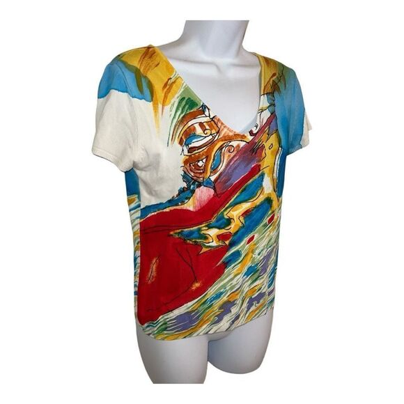 Sharon Anthony American Vintage Women's Multi short sleeve Tee - Picture 3 of 4
